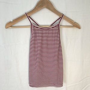 Red striped tank